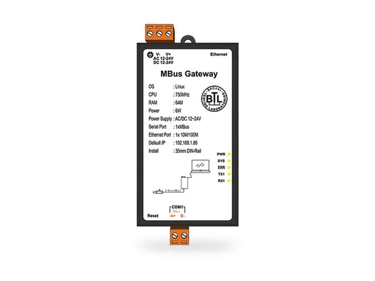 MBus-Modbusゲートウェイ MOD1010-MBus (MOD1010-MBus)